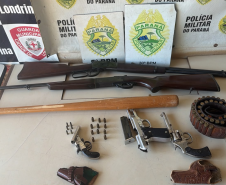 PMPR prende homem e apreende armas de fogo irregulares em Londrina