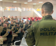 Em Guaíra, cadetes da PMPR vivenciam a rotina operacional do policiamento de fronteira