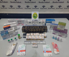 PMPR apreende produtos farmacêuticos de origem estrangeira em Cascavel