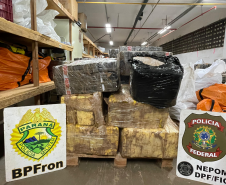 Mais de 2,6 toneladas de maconha são apreendidas em ações da PMPR no Oeste do Estado
