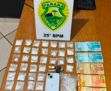 PMPR prende homem por tráfico de drogas após acompanhamento em Umuarama