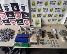 PMPR localiza barril enterrado com drogas e munições em Londrina