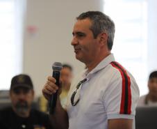 Reunião em Curitiba foi presidida pelo comandante do Comando do Policiamento Especializado, coronel Rogério Gomes Pitz, e abordou a criação de diretrizes para padronizar a atuação policial, com respeito à liberdade religiosa e aos direitos fundamentais.