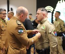 PMPR celebra 62 anos do Batalhão de Polícia Rodoviária com homenagens e entrega de condecorações