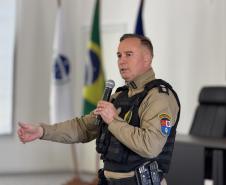 Reunião em Curitiba foi presidida pelo comandante do Comando do Policiamento Especializado, coronel Rogério Gomes Pitz, e abordou a criação de diretrizes para padronizar a atuação policial, com respeito à liberdade religiosa e aos direitos fundamentais.