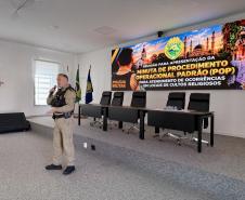 Reunião em Curitiba foi presidida pelo comandante do Comando do Policiamento Especializado, coronel Rogério Gomes Pitz, e abordou a criação de diretrizes para padronizar a atuação policial, com respeito à liberdade religiosa e aos direitos fundamentais.