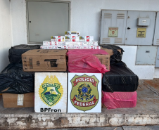 PMPR e PF apreendem R$ 2,3 milhões em mercadorias e veículos em Altônia