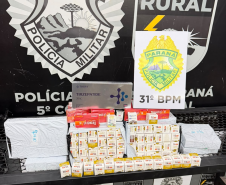PMPR apreende mais de 300 caixas de medicamentos transportados ilegalmente em Corbélia