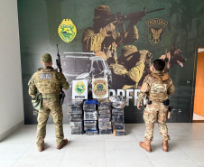 PMPR e PF prendem homem e apreendem 320 quilos de maconha em Assis Chateaubriand