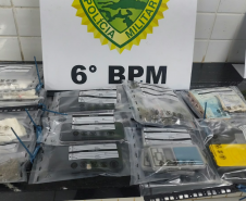 PMPR prende duas pessoas por tráfico de drogas em estabelecimento comercial de Cascavel