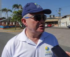 06-01-18 GuaratubaEntrevista com o Chefe Secretário da Casa Civil e Coordenador do Verão Paraná Cel. Élio Manoel de Oliveira