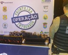 BPFron apreende 35 pistolas, 51 carregadores e oito mil munições durante Operação Fronteira Integrada

