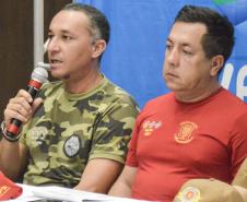 05 02 18 MatinhosDa esquerda para direitaCapitão Durval Tavares Junior Polícia AmbientalMajor Edson Oliveira Avila Subcomandante do 8ºGB