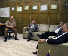 Comandante-Geral da Polícia Militar recebe a visita do Procurador-Geral de Justiça
