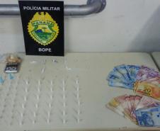 BOPE apreende crack, cocaína, maconha e dinheiro durante ações em Curitiba e RMC