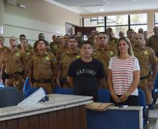 16 02 18 GuaratubaReunião finalizando os trabalhos da Operação Verão com a tropa na Câmara de Vereadores