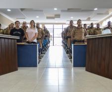 16 02 18 GuaratubaReunião finalizando os trabalhos da Operação Verão com a tropa na Câmara de Vereadores