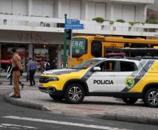 Curitiba, 16 de Fevereiro de 2018. Operação Polícia Militar e Prefeitura