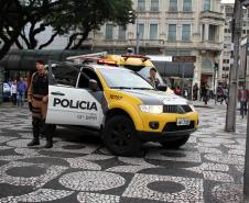 Curitiba, 16 de Fevereiro de 2018. Operação Polícia Militar e Prefeitura