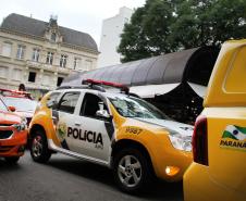 Curitiba, 16 de Fevereiro de 2018. Operação Polícia Militar e Prefeitura
