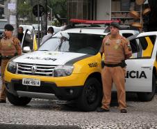 Curitiba, 16 de Fevereiro de 2018. Operação Polícia Militar e Prefeitura