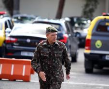 Curitiba, 225 de Fevereiro de 2018. Visita do Comandante da Artilharia Divisionária da 5ª Divisão de Exército, General de Brigada Rodrigo Pereira Vergara  ao Quartel do Comando-Geral da Polícia Militar do Paraná.