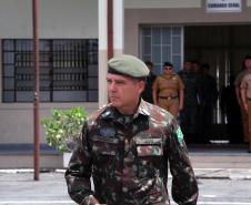 Curitiba, 225 de Fevereiro de 2018. Visita do Comandante da Artilharia Divisionária da 5ª Divisão de Exército, General de Brigada Rodrigo Pereira Vergara  ao Quartel do Comando-Geral da Polícia Militar do Paraná.