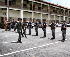 Curitiba, 225 de Fevereiro de 2018. Visita do Comandante da Artilharia Divisionária da 5ª Divisão de Exército, General de Brigada Rodrigo Pereira Vergara  ao Quartel do Comando-Geral da Polícia Militar do Paraná.