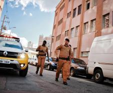 Curitiba, 22 de Fevereiro de 2018. Operação AIFU no centro da cidade.