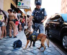 AIFU fecha estabelecimentos comerciais, apreende drogas e encaminha suspeitos durante operação em Curitiba
