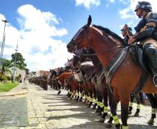 Regimento de Polícia Montada participa de evento alusivo ao Dia Nacional do Cerco da Lapa