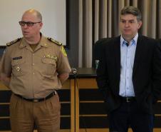 Curitiba, 23 de Fevereiro de 2018. 23-02-2018 SESP visita Comandante-Geral.