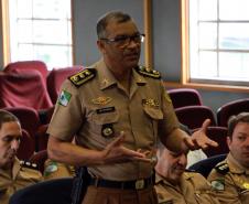 Curitiba, 23 de Fevereiro de 2018. 23-02-2018 SESP visita Comandante-Geral.