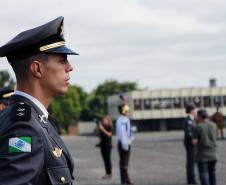Curitiba, 09 de Março de 2018. APMG comemora 47 anos durante solenidade com entrega do Espadim Tiradentes e medalha de Mérito de Ensino