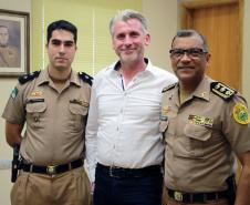 Curitiba, 09 de março de 2018. Policial alemão visita QCG