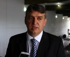 Curitiba, 15 de Março de 2018. Reunião do Comandante Geral com oficiais superiores.