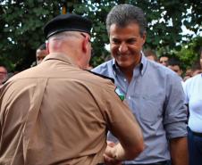 Governador Beto Richa e o Comandante Geral da Polícia Militar Coronel QOPM Mauricio Tortato