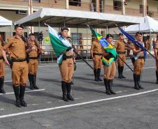 Curitiba, 05 de abril de 2018. Entrega de Medalhas do 1º CRPM