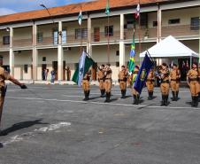 Curitiba, 05 de abril de 2018. Entrega de Medalhas do 1º CRPM