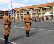 Curitiba, 05 de abril de 2018. Entrega de Medalhas do 1º CRPM