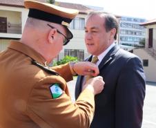 Curitiba, 05 de abril de 2018. Entrega de Medalhas do 1º CRPM