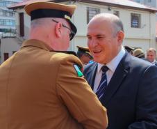 Curitiba, 05 de abril de 2018. Entrega de Medalhas do 1º CRPM