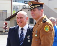 Curitiba, 05 de abril de 2018. Entrega de Medalhas do 1º CRPM