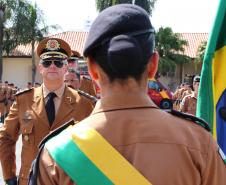 Curitiba, 05 de abril de 2018. Entrega de Medalhas do 1º CRPM