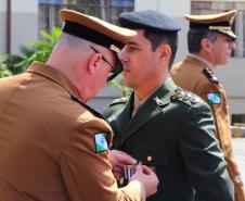 Curitiba, 05 de abril de 2018. Entrega de Medalhas do 1º CRPM