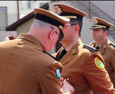 Curitiba, 05 de abril de 2018. Entrega de Medalhas do 1º CRPM