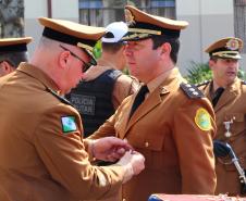 Curitiba, 05 de abril de 2018. Entrega de Medalhas do 1º CRPM