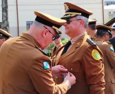 Curitiba, 05 de abril de 2018. Entrega de Medalhas do 1º CRPM