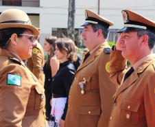 Curitiba, 05 de abril de 2018. Entrega de Medalhas do 1º CRPM