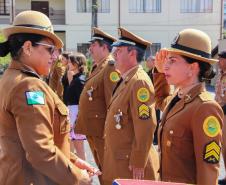 Curitiba, 05 de abril de 2018. Entrega de Medalhas do 1º CRPM